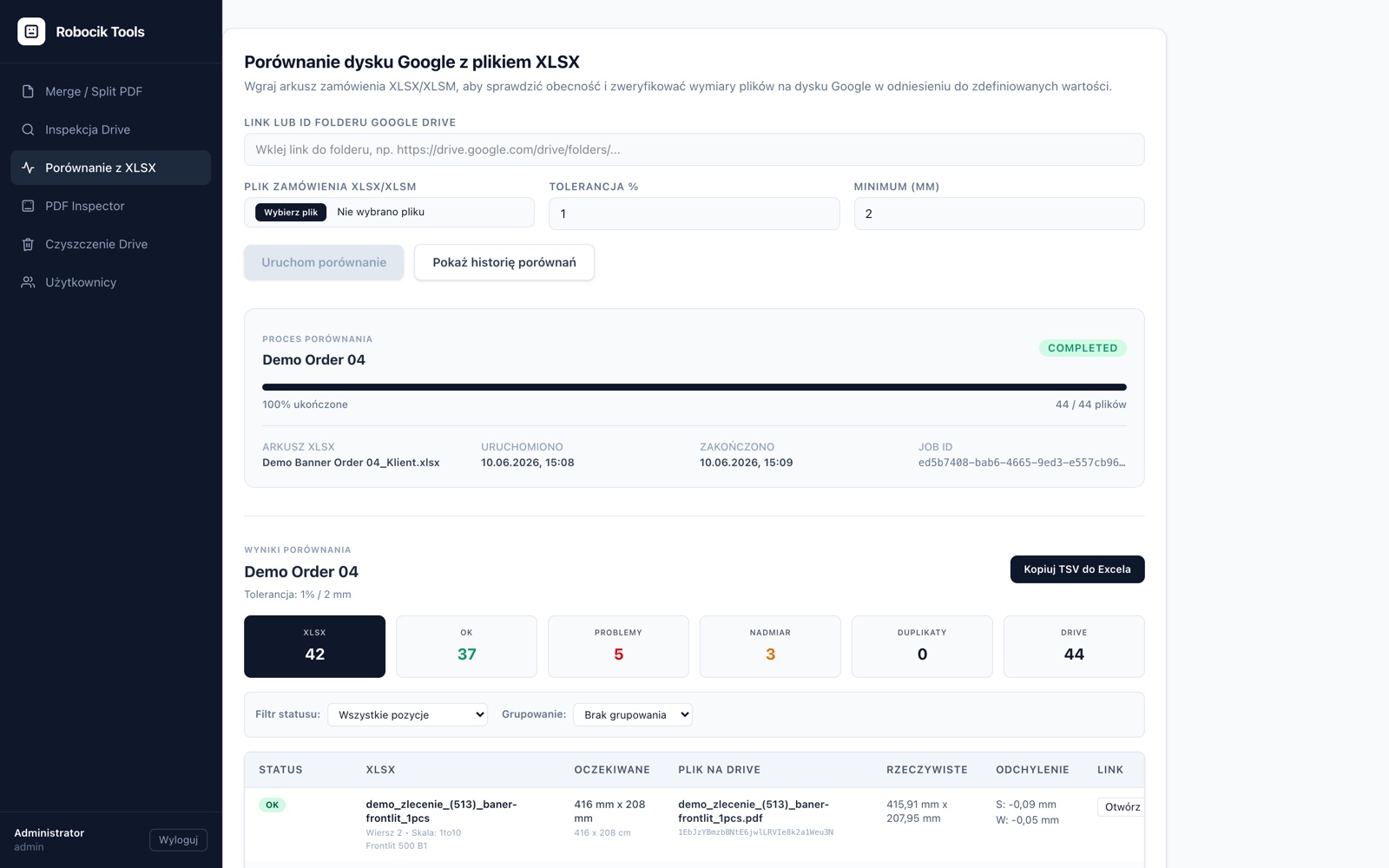 Automatyzacja ofertowania dla drukarni — automatyczny preflight plików PDF
